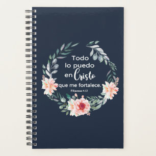 AGENDA TODO LO PUEDO EN CRISTO QUE ME FORTALECE