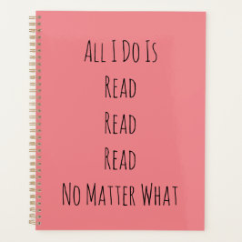 Agenda Todo lo que hago es leer