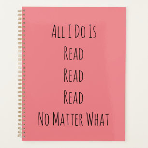 Agenda Todo lo que hago es leer