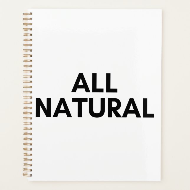 Agenda todo natural (Anverso)