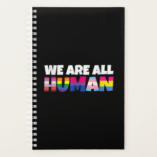 Agenda Todos somos humanos orgullosos LGBT Bandera Arcoir