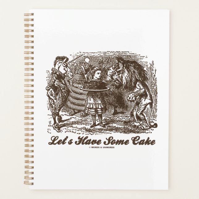 Agenda Tomemos un poco de tarta Alice Unicorn León Maravi (Anverso)