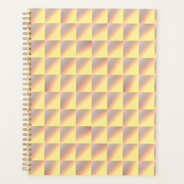 Agenda Tone-on-tone squares. (Anverso)