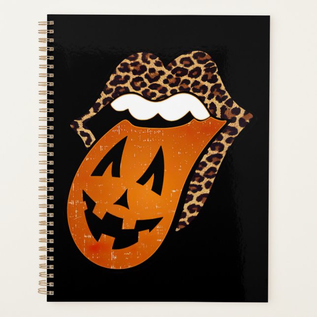 Agenda Tongue Mouth Halloween (Anverso)