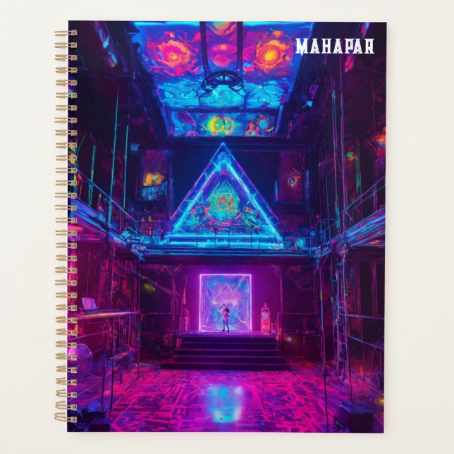 Agenda "Topaz Cyberpunk DMT Raver" (Anverso)