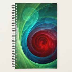 Agenda Tormenta roja Floral Moderno Resumen Patrón de col