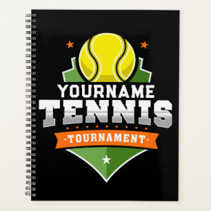 Agenda Torneo Personalizado de NOMBRE para Jugador de Ten