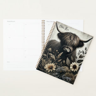 Agenda Toro Highland con girasol
