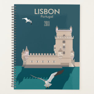 Agenda Torre de Lisboa de Belem al estilo de un afiche vi