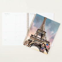 Agenda Torre Eiffel con Chibi París
