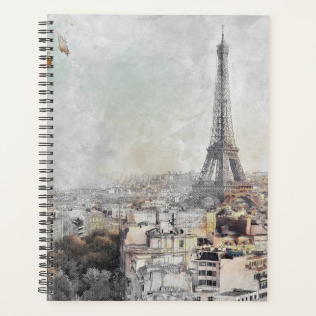 Agenda Torre Eiffel. Paris, France Postcard (Anverso)