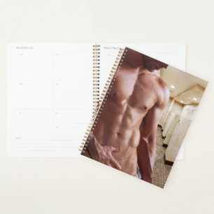 Agenda Torso de hombre musculoso sin camiseta de Slippery
