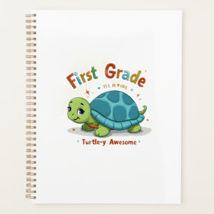 Agenda Tortuga de primer grado increíble Camiseta de vuel