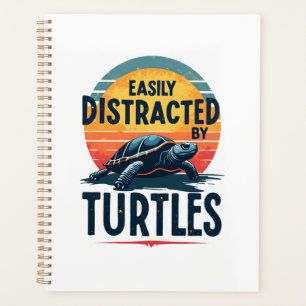 Agenda Tortuga fácilmente distraída por tortugas mar vint