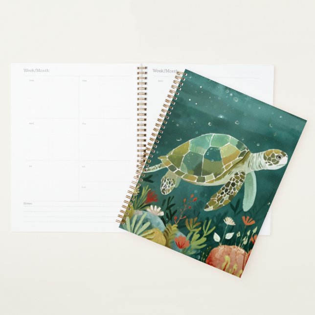 Agenda Tortuga marina serena: Oasis submarino (Demostración)
