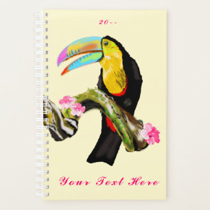 Agenda Toucan - Personalizable + Añadir Su Texto / Nombr