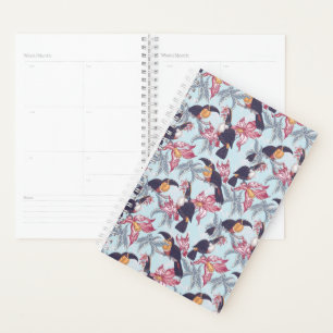 Agenda Toucanes Con Flores Exóticas