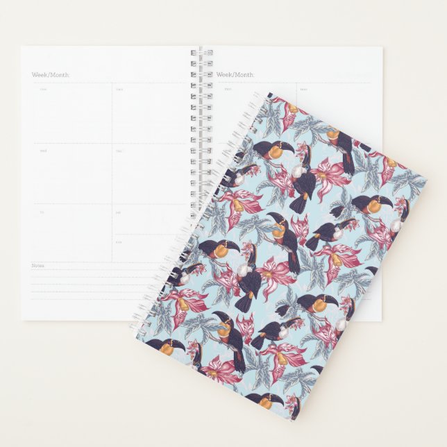 Agenda Toucanes Con Flores Exóticas (Demostración)
