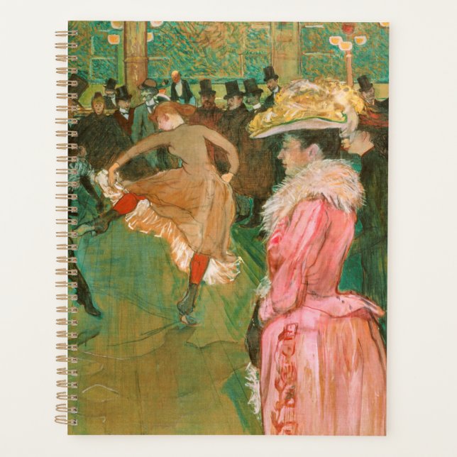 Agenda Toulouse-Lautrec - En el Rouge, la danza (Anverso)
