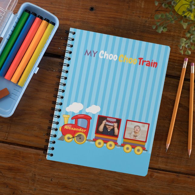 Agenda Toy Train Toddler Boys Birthday Blue (Subido por el creador)