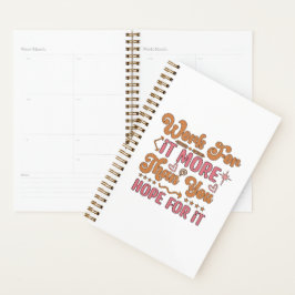 Agenda Trabajar Por Eso Más De Lo Que Esperas Por Eso