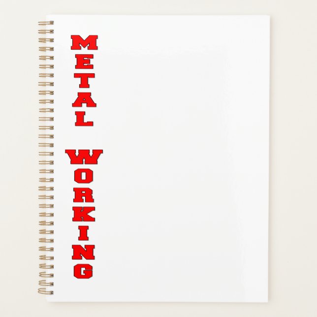 Agenda Trabajo metalizado (Anverso)