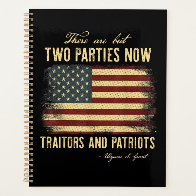 Agenda Traidores y Patriotas  (Anverso)