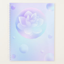 Agenda Tranquil Lotus Hardcover Daily Planner