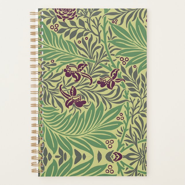 Agenda Transforma tu espacio con patrones florales sin co (Anverso)