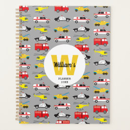 Agenda Transporte Personalizado De Vehículos De Emergenci