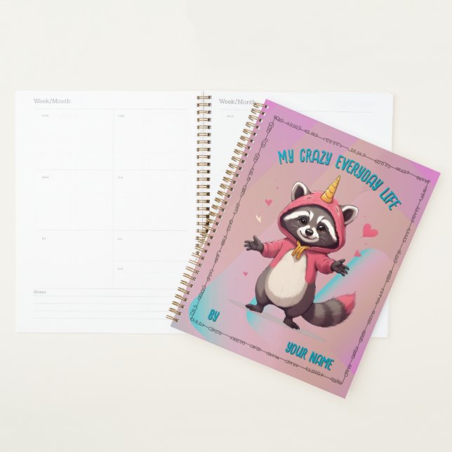 Agenda Trash Panda Planner - Planer - Customizable (Demostración)