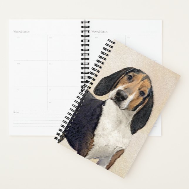 Agenda Treeing Walker Coonhound Painting - Arte original (Demostración)