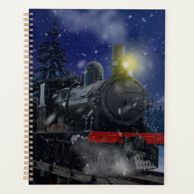 Agenda Tren de Navidad en la nieve (Anverso)