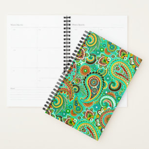Agenda Trendy Colorous Paisley Seamless Pattern