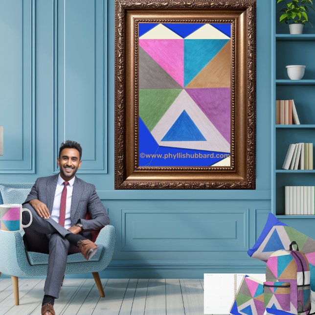 Agenda Tres (Get the full "Three" collection at  https://bit.ly/SmartArtZazzle. )