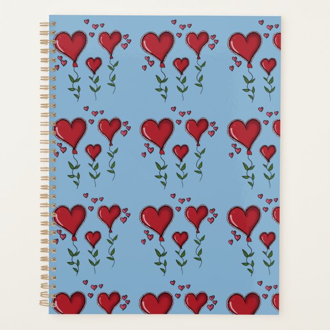 Agenda Tres corazones de corte (Anverso)