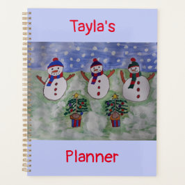 Agenda Tres Navidades Snowmen