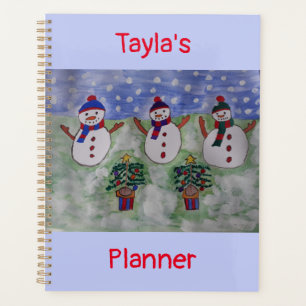 Agenda Tres Navidades Snowmen