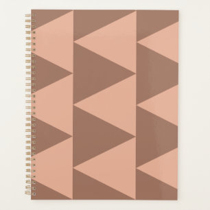 Agenda Triángulos geométricos grandes Mocha Mousse Dusty