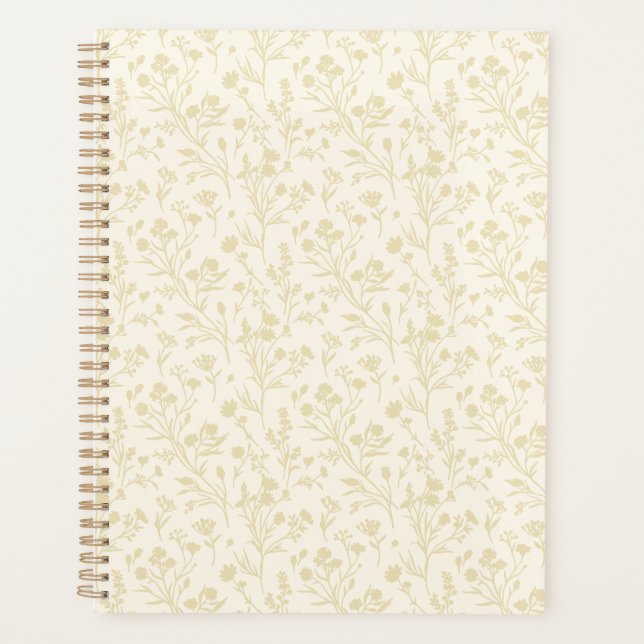 Agenda Trigo Dorado de Flores Susurrantes - Neutral (Anverso)