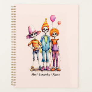 Agenda Trio Adorable Pastel Zombie - Halloween lindo (3)