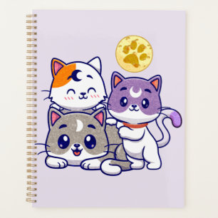 Agenda Trio Adorable - Tres Gatos Cubiertos