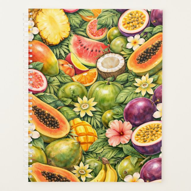 Agenda Tropical Fruits Planner (Anverso)