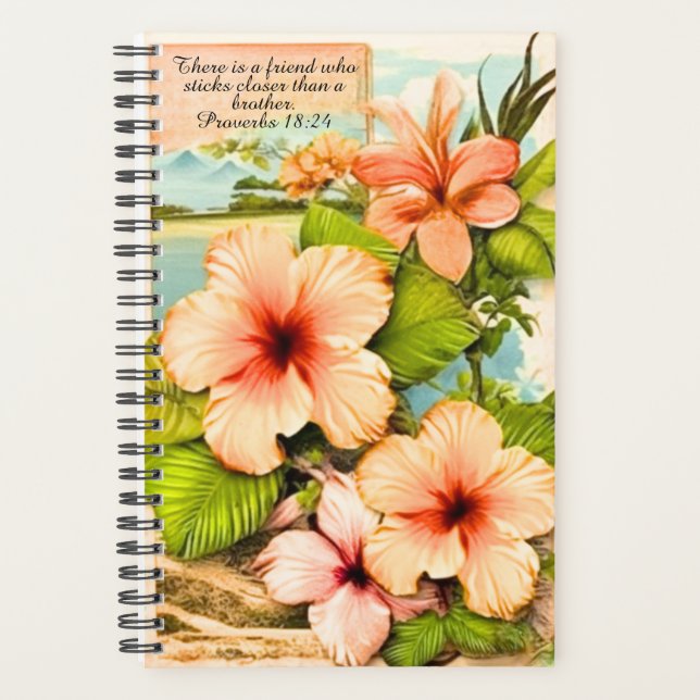 Agenda Tropical Planner Proverbs 18:24 (Anverso)