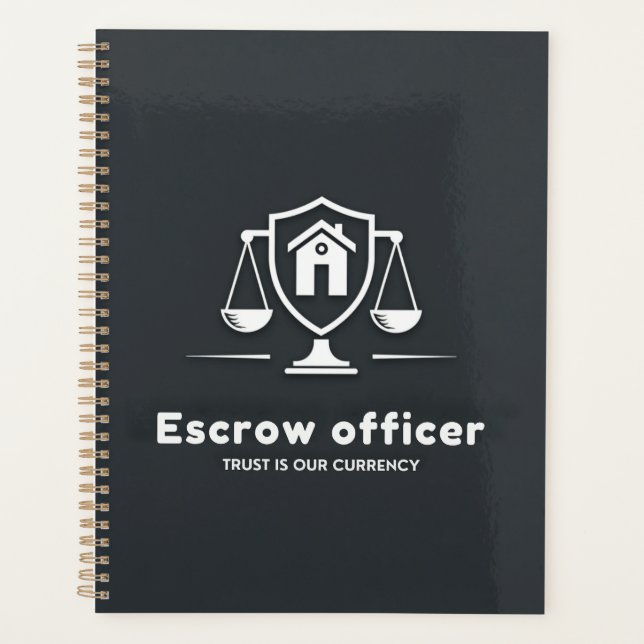 Agenda Trust Is Our Currency – Escrow Officer (Anverso)