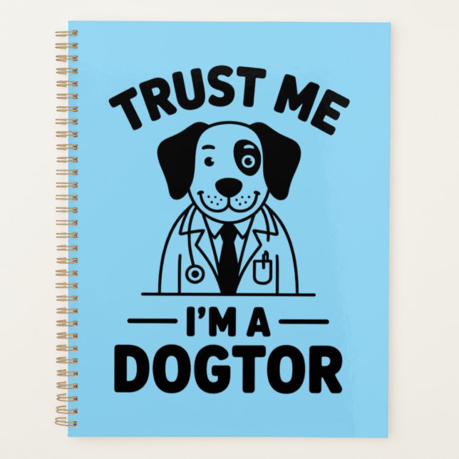 Agenda Trust Me I’m a Dogtor (Anverso)