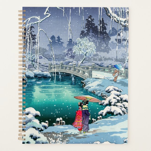 Agenda Tsuchiya Koitsu - Nieve de primavera en Maruyama (Anverso)