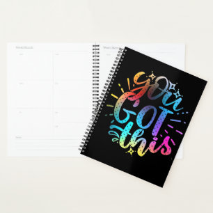 Agenda Tú puedes estrellas y colores inspiradores Classi