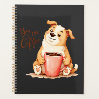 Agenda Tú y yo Café - Corgi Lindo y Bebida Acogedora