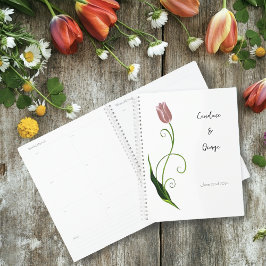 Agenda Tulip Floral rosa